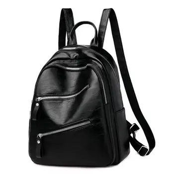 Soft Pu Leather Backpack Women Black Small Fashion Trend Back Pack Female Red Waterproof Backbag Lady High Quality Women's Bags
Soft Pu Leather Backpack Women Black Small Fashion Trend Back Pack Female Red Waterproof Backbag Lady High Quality Women's Bags
