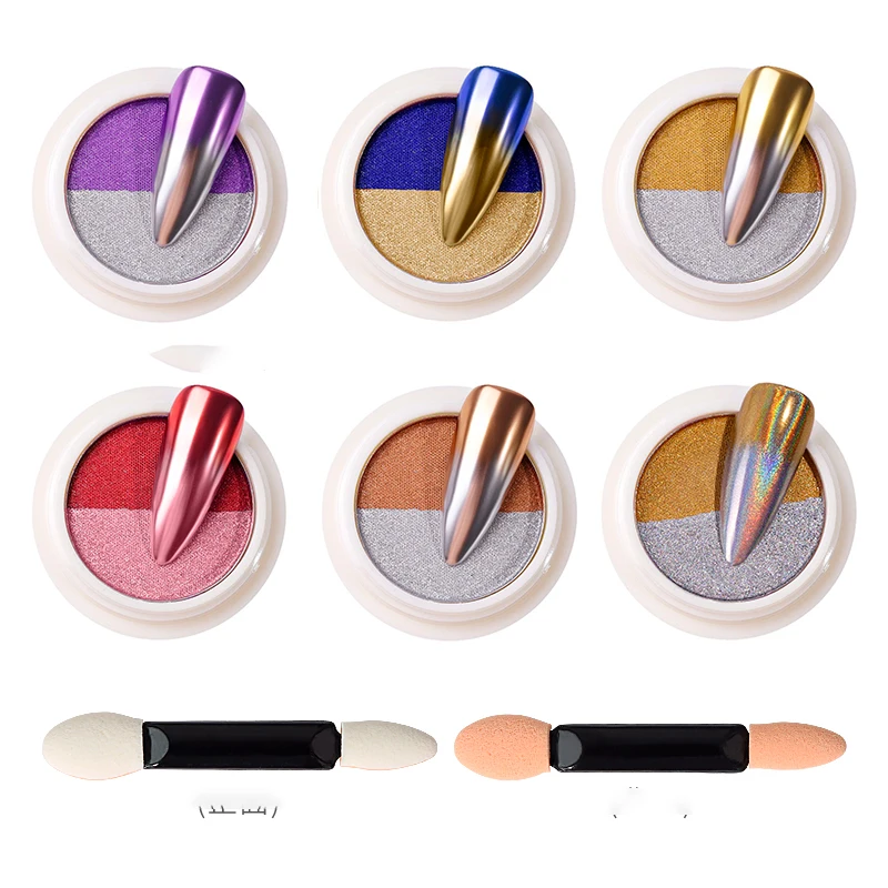 6Jars/Set Dual Colors Solid (Magic Mirror Nail Powder Pigment )Holographic Laser Nail Glitter Two Colors Titanium Chrome Powder#
6Jars/Set Dual Colors Solid (Magic Mirror Nail Powder Pigment )Holographic Laser Nail Glitter Two Colors Titanium Chrome Powder#
