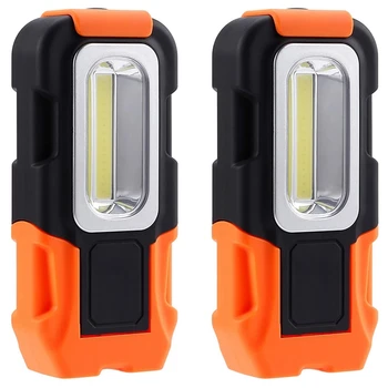 2PCS Portable LED Work Light, COB netic Work Light, Hanging Hook & Battery Operated Flashlight, Lighting for Camping
2PCS Portable LED Work Light, COB netic Work Light, Hanging Hook & Battery Operated Flashlight, Lighting for Camping