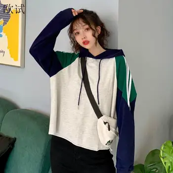 Kpop Striped Hoodies Korean Style Streetwear Women Cropped Harajuku Hoodie Patchwork Tops Autumn Hoddies 2020 Clothes
Kpop Striped Hoodies Korean Style Streetwear Women Cropped Harajuku Hoodie Patchwork Tops Autumn Hoddies 2020 Clothes