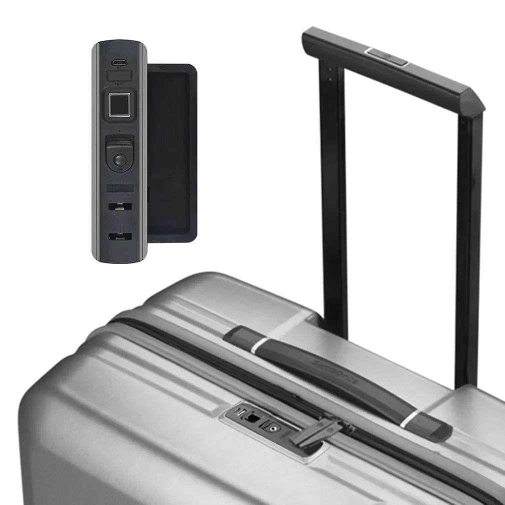 Automatic Trolley Case Fingerprint Lock Electronic Fingerprintanti-Theft Lock Shear Double Pull Door Lock 
Automatic Trolley Case Fingerprint Lock Electronic Fingerprintanti-Theft Lock Shear Double Pull Door Lock