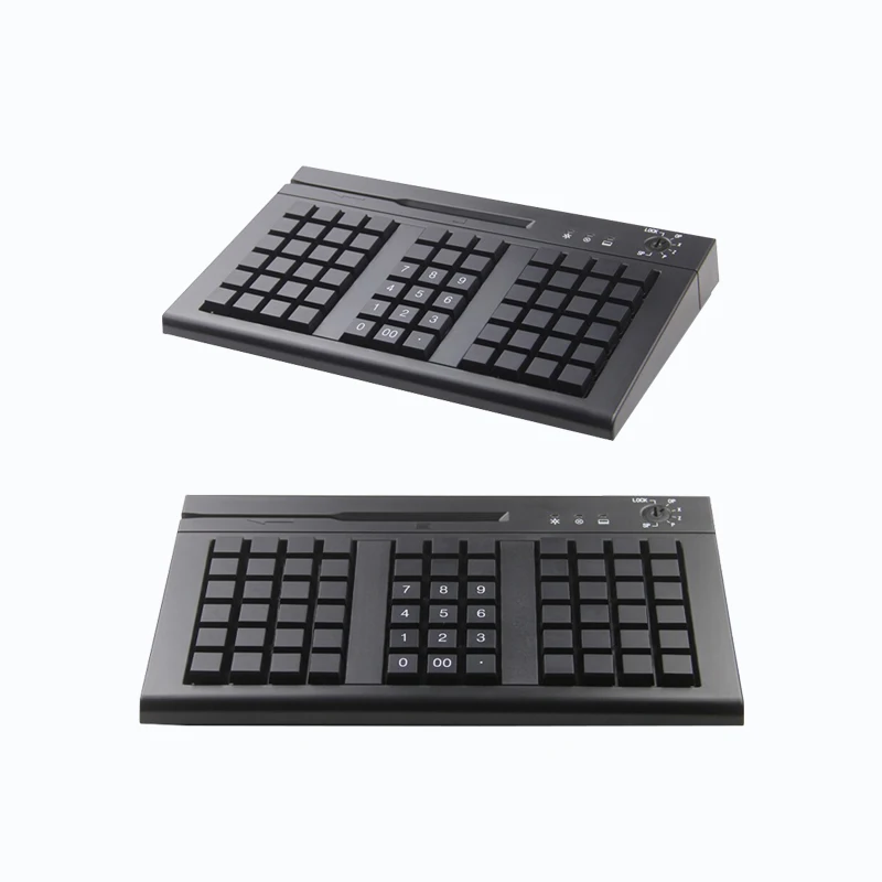 KB66 66 клавиши pos клавиатура PS/2 RJ45 с МАГНИТНЫМИ КАРТАМИ электронный