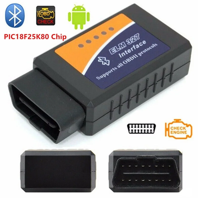 ELM327 WiFi Bluetooth OBD2 OBDII Car Diagnostic Scanner Code Reader Tool Car Fault Detector Bluetooth Car Scanner Android
ELM327 WiFi Bluetooth OBD2 OBDII Car Diagnostic Scanner Code Reader Tool Car Fault Detector Bluetooth Car Scanner Android