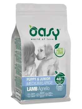 Oasy Dry Dog OAP Puppy Medium & Large puppies medium with ягненком-2, 5 kg x 1 PCs
Oasy Dry Dog OAP Puppy Medium & Large puppies medium with ягненком-2, 5 kg x 1 PCs