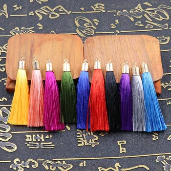 10pcs 6cm Alloy Metal Caps Small Tassel Fringe Pendant DIY Crafts Jewelry Curtain Hang Ice Silk Tassel Trim Key Decor Materials
10pcs 6cm Alloy Metal Caps Small Tassel Fringe Pendant DIY Crafts Jewelry Curtain Hang Ice Silk Tassel Trim Key Decor Materials