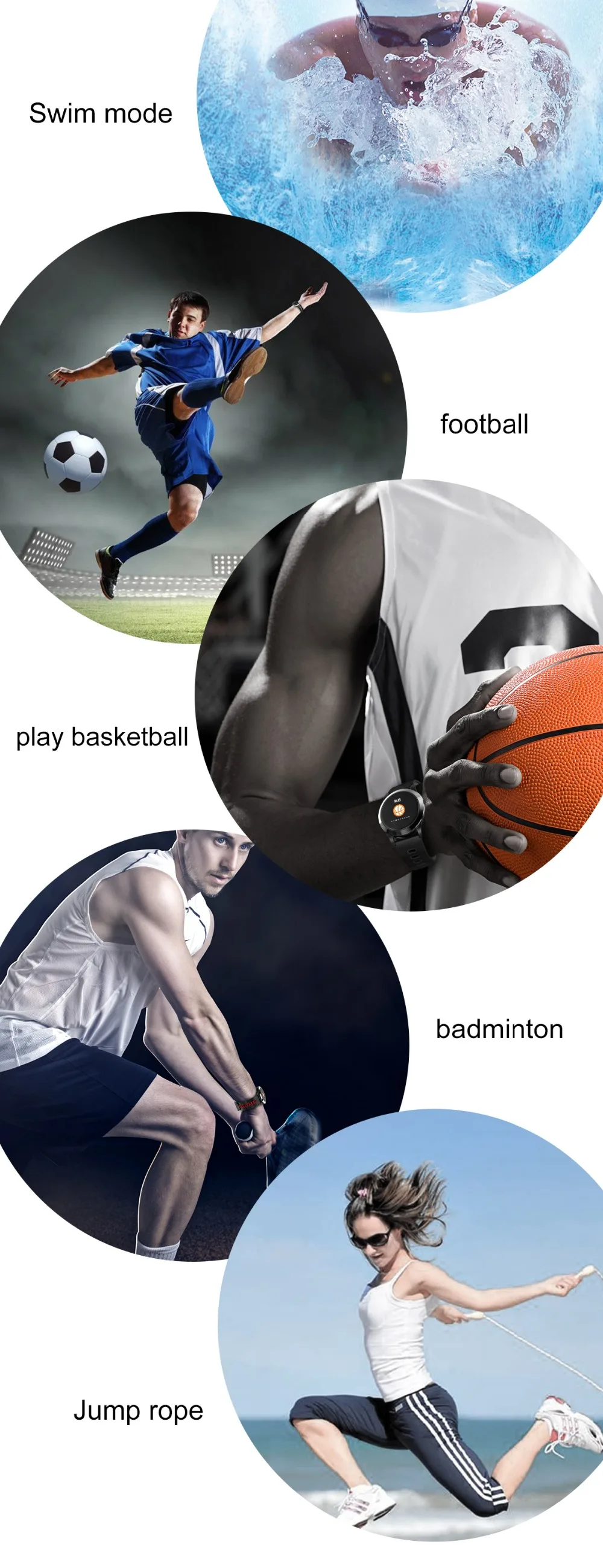 R15 Sport Smart Watch Blood Pressure Heart Rate Monitor IP67 Waterproof Bluetooth Wrist Smartwatch for Xiao mi Android IOS Phone (8)