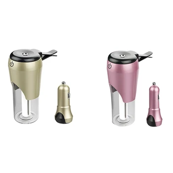 Car Humidifier USB Essential Oil Diffuser Auto Air Refresher Diffuser and Cigarette Lighter Dual USB Phone Charger
Car Humidifier USB Essential Oil Diffuser Auto Air Refresher Diffuser and Cigarette Lighter Dual USB Phone Charger