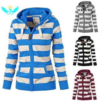 Womens Hoodies Rikay Clothes Stripe Zipper Casual Sweatshirts Tops Hooded Coat Jacket Jumper TOA
Womens Hoodies Rikay Clothes Stripe Zipper Casual Sweatshirts Tops Hooded Coat Jacket Jumper TOA