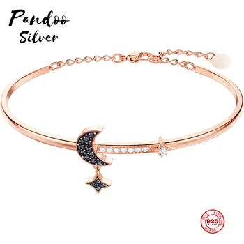 PANDOO Fashion Charm Pure 925 Silver Original 1:1 Copy, Mysterious Star Moon Exquisite Wild Bracelet Female Luxury Jewelry Gifts
PANDOO Fashion Charm Pure 925 Silver Original 1:1 Copy, Mysterious Star Moon Exquisite Wild Bracelet Female Luxury Jewelry Gifts
