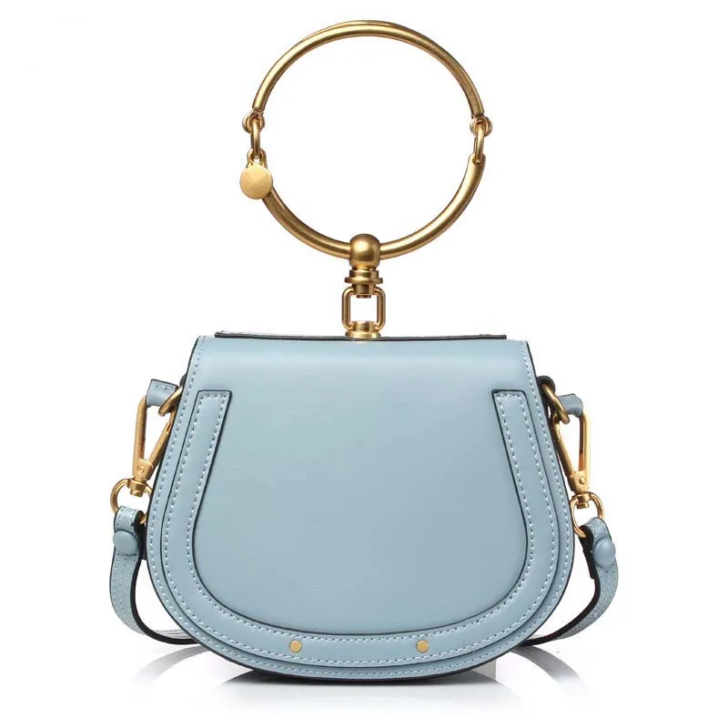 Luxury Handbags Women Bags Designer Genuine Leather Bags Women High Quality Metal Ring Handbag Tote Shoulder Bag Purse Ladies 
Luxury Handbags Women Bags Designer Genuine Leather Bags Women High Quality Metal Ring Handbag Tote Shoulder Bag Purse Ladies