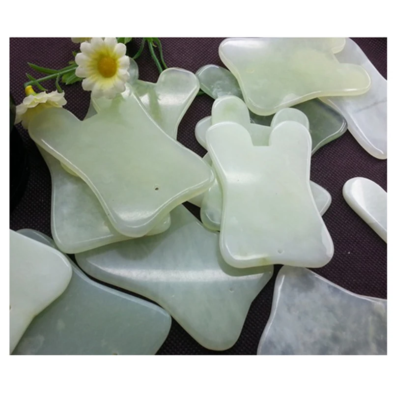 Anti-wrinkle Jade Stone Guasha Massage Tool Health Jade Gua Sha Body Facial Massage Board Traditional Chinese Acupoints
Anti-wrinkle Jade Stone Guasha Massage Tool Health Jade Gua Sha Body Facial Massage Board Traditional Chinese Acupoints