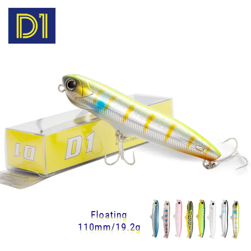 D1 fishing winter bantam loud knocker wobblers for fishing tackle floating110mm19.2g pencil hard lure topwater seabass tuna carp
D1 fishing winter bantam loud knocker wobblers for fishing tackle floating110mm19.2g pencil hard lure topwater seabass tuna carp