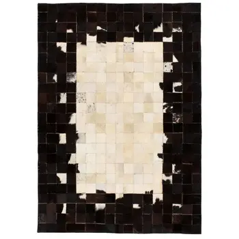 Vidaxl carpet genuine leather patchwork 160x230 cm Black White
Vidaxl carpet genuine leather patchwork 160x230 cm Black White