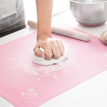 Reusable Silicone Nonstick Non-slip Baking Pastry Rolling Mat Pad Sheet With Measurement Scale 5 Size Choose Pink Blue
Reusable Silicone Nonstick Non-slip Baking Pastry Rolling Mat Pad Sheet With Measurement Scale 5 Size Choose Pink Blue