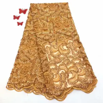 2019 Latest African Lace Fabric High Quality French Net Embroidery Orange Sequins Tulle Lace Fabric For Nigerian Party Dress
2019 Latest African Lace Fabric High Quality French Net Embroidery Orange Sequins Tulle Lace Fabric For Nigerian Party Dress