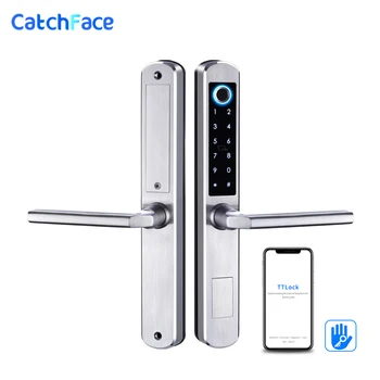Waterproof Outdoor Gate Lock Fingerprint Lock APP RFID Code Keyless Smart Lock Electronic Door Lock for Aluminum Door/Iron Gate
Waterproof Outdoor Gate Lock Fingerprint Lock APP RFID Code Keyless Smart Lock Electronic Door Lock for Aluminum Door/Iron Gate