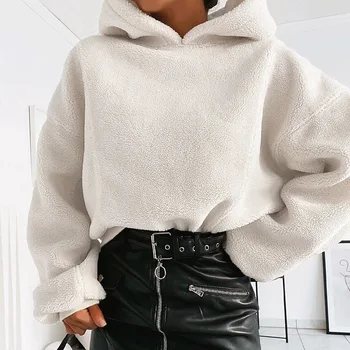 Casual Loose Raglan Long Sleeve Keep Warm Furry Hoodies Women 2020 Fall Winter Harajuku Pullovers Sweatshirt Solid Top
Casual Loose Raglan Long Sleeve Keep Warm Furry Hoodies Women 2020 Fall Winter Harajuku Pullovers Sweatshirt Solid Top