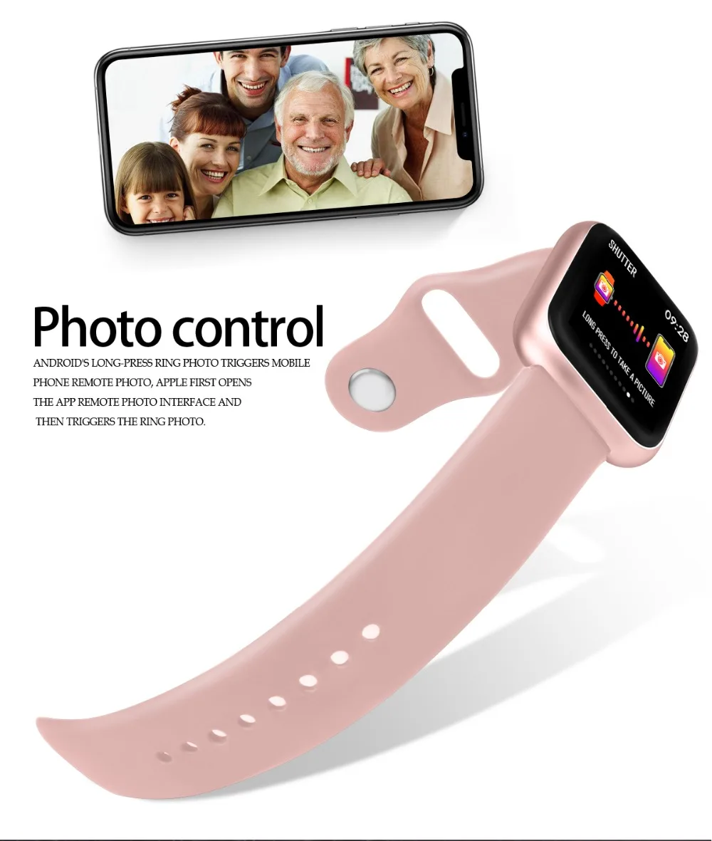 P70 Smart Watch IP68 Waterproof Fitness Tracker Bracelet Blood Pressure Heart Rate Monitor For Android Phone PK P68
P70 Smart Watch IP68 Waterproof Fitness Tracker Bracelet Blood Pressure Heart Rate Monitor For Android Phone PK P68