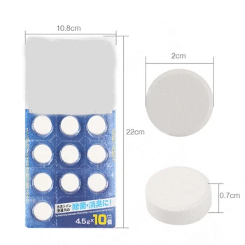 10 Pcs/pack Automatic Bleach Toilet Bowl Tank Cleaner Tablets Flush Cleaner Toilet Cleaning Pill Deodorant
10 Pcs/pack Automatic Bleach Toilet Bowl Tank Cleaner Tablets Flush Cleaner Toilet Cleaning Pill Deodorant