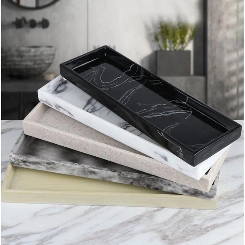Nordic Imitation Marble Resin Tray Bathroom Storage Tray Rectangular Jewelry Storage Tray Kithen Tray Dish Dispenser Luxury Tiss
Nordic Imitation Marble Resin Tray Bathroom Storage Tray Rectangular Jewelry Storage Tray Kithen Tray Dish Dispenser Luxury Tiss