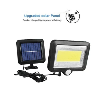 56/30 LED Solar Light Three Modes Black White Waterproof Outdoor Garden Wall Fence Lamp With Mounting Pole Or Not split mount 5M
56/30 LED Solar Light Three Modes Black White Waterproof Outdoor Garden Wall Fence Lamp With Mounting Pole Or Not split mount 5M