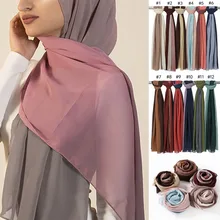 Women Scarf Gradient Bubble Chiffon Instant Hijab High Quality Muslim Shawls Wrap Beach Cover-Up Turban Islamic Arab Shawl Pareo
Women Scarf Gradient Bubble Chiffon Instant Hijab High Quality Muslim Shawls Wrap Beach Cover-Up Turban Islamic Arab Shawl Pareo