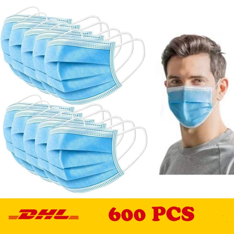 Fast Delivery 3-layer Protective Disposable Mouth Face Masks Anti-Bacterial Elastic Ear Loop Dust Filter Safety Mask 600 Pcs
Fast Delivery 3-layer Protective Disposable Mouth Face Masks Anti-Bacterial Elastic Ear Loop Dust Filter Safety Mask 600 Pcs