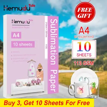 A4 Sublimation Transfer Photo Paper 113G 10sheets for Polyester T-Shirt Cushion Fabrics Phone Case Printing Design
A4 Sublimation Transfer Photo Paper 113G 10sheets for Polyester T-Shirt Cushion Fabrics Phone Case Printing Design