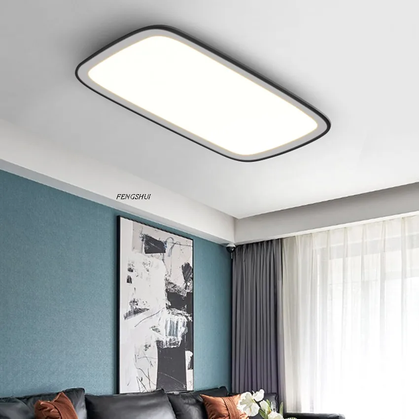 Postmodern LED Shadow Ceiling Lighting Nordic Designer Loft Restaurant Living Room Ceiling Lamp Corridor Aisle Light Fixtures