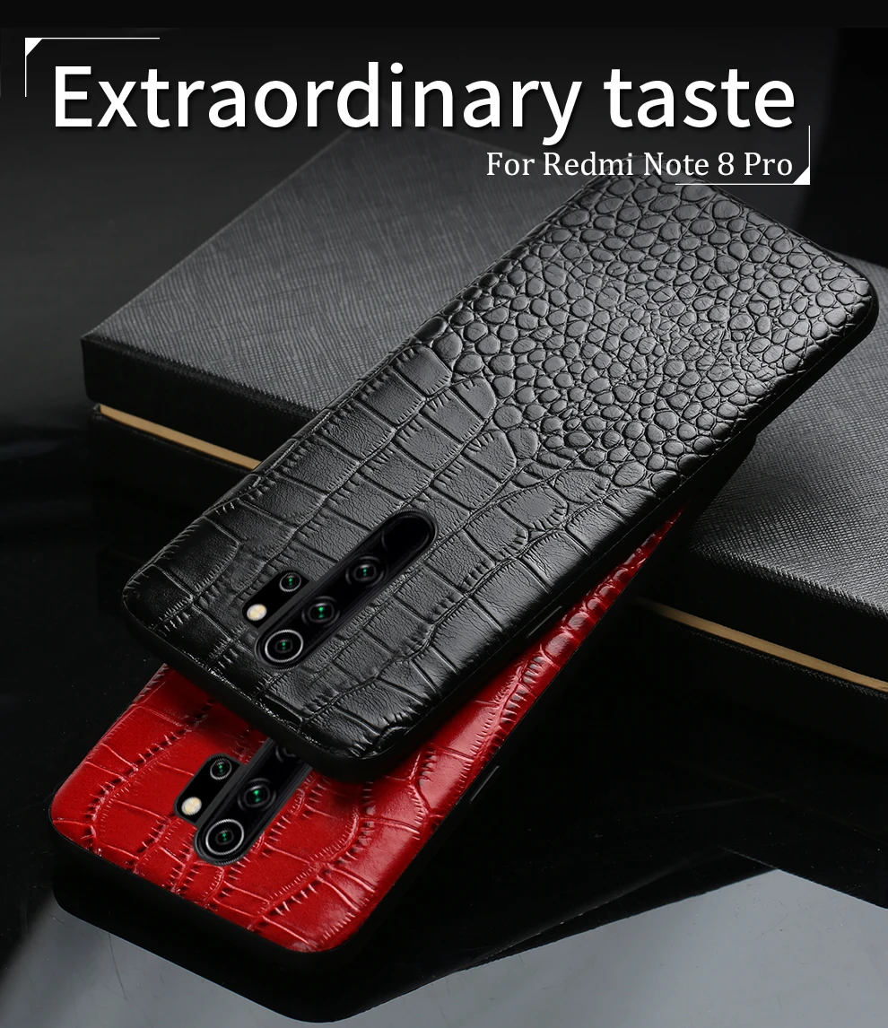 Original Leather Case for Xiaomi Redmi Note 8 Pro 8T Note 9 Pro 9S Note 7 6 5 Cover For Mi 10 8 9 Note 10 Lite 9T Poco F2 Pro A3