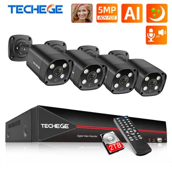Techege 4CH 5MP POE CCTV Security System Kit AI Human Detection IP Camera Outdoor Waterproof CCTV Video Surveillance Camera Kits
Techege 4CH 5MP POE CCTV Security System Kit AI Human Detection IP Camera Outdoor Waterproof CCTV Video Surveillance Camera Kits