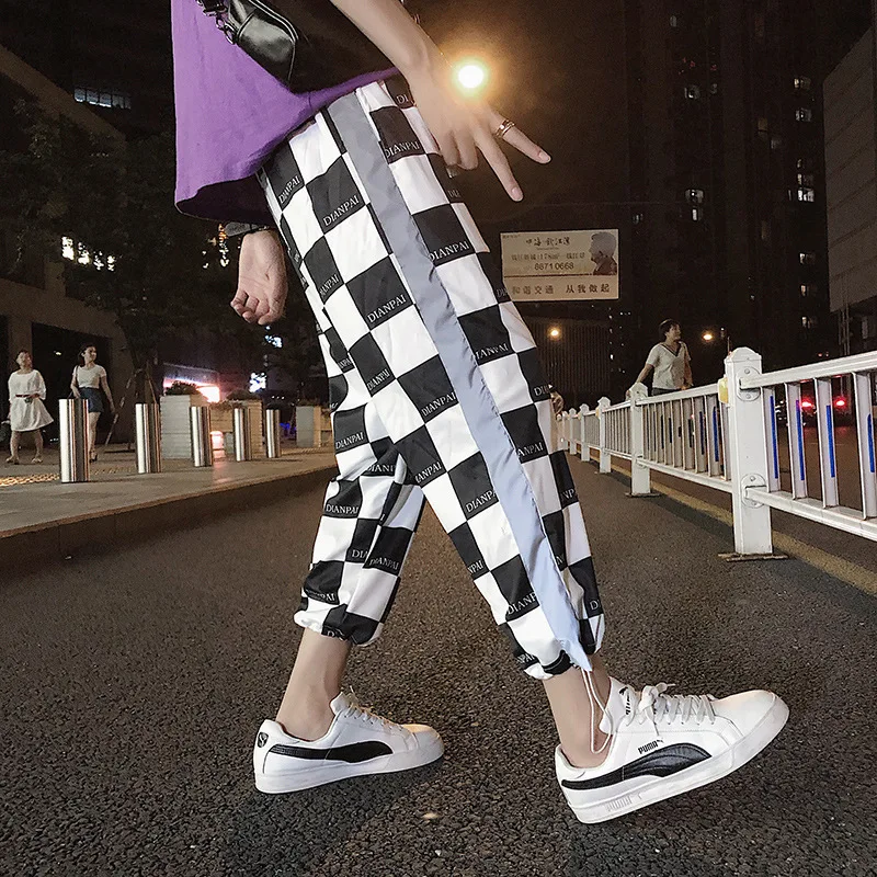 Autumn New Style Pants Trend Loose-Fit Athletic Pants Men's National Trends INS Casual Reflective Ankle Banded Pants Casual Pant
Autumn New Style Pants Trend Loose-Fit Athletic Pants Men's National Trends INS Casual Reflective Ankle Banded Pants Casual Pant