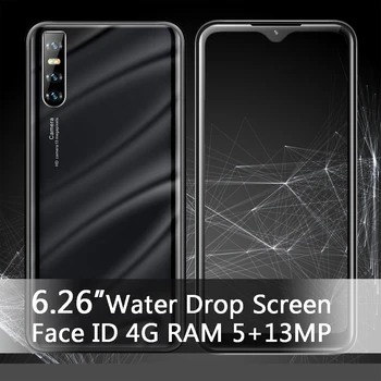7A Smartphones Quad Core 4GB RAM 64GB ROM Android Mobile Phones 6.26" Water Drop Screen 13MP Face ID unlocked Cheap Celulares 3G
7A Smartphones Quad Core 4GB RAM 64GB ROM Android Mobile Phones 6.26" Water Drop Screen 13MP Face ID unlocked Cheap Celulares 3G