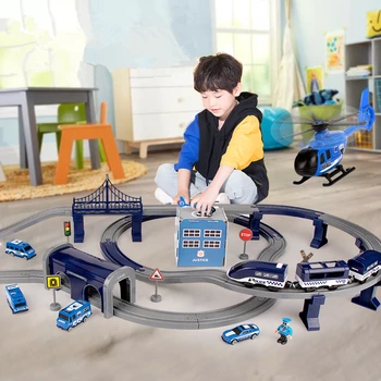 Children Electric Rail Car Toy Set Police Fire Engineering Theme DIY Electric Railway Track Racing Car Kids Educational Toys
Children Electric Rail Car Toy Set Police Fire Engineering Theme DIY Electric Railway Track Racing Car Kids Educational Toys
