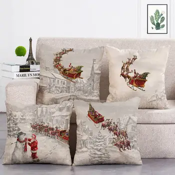 Decorative Christmas Sled Pillow Case Cover Cushion Cover Sofa Seat Covers Car Merry Christmas Decor Peach Skin Pillowcase T331
Decorative Christmas Sled Pillow Case Cover Cushion Cover Sofa Seat Covers Car Merry Christmas Decor Peach Skin Pillowcase T331