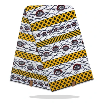 Wedding Dress Material Veritable Soft High Quality 100%Cotton Real African Wax Print Fbaric 6 Yards/Pcs For Sewing HL20-18 
Wedding Dress Material Veritable Soft High Quality 100%Cotton Real African Wax Print Fbaric 6 Yards/Pcs For Sewing HL20-18