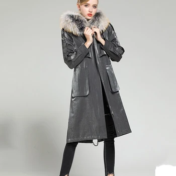 Women's Fur Coat Rex rabbit hair liner 2020 Winter New Fashion Big fur collar Warm Hooded High quality Women's Fur Coat NUW653
Women's Fur Coat Rex rabbit hair liner 2020 Winter New Fashion Big fur collar Warm Hooded High quality Women's Fur Coat NUW653
