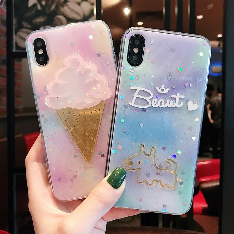 bling Ice cream Phone Case For iPhone 11 pro max 6 6S 7 8 Plus X XS XR XS MAX Cartoon Cute dog Soft TPU Silicone Back Cover Case
bling Ice cream Phone Case For iPhone 11 pro max 6 6S 7 8 Plus X XS XR XS MAX Cartoon Cute dog Soft TPU Silicone Back Cover Case