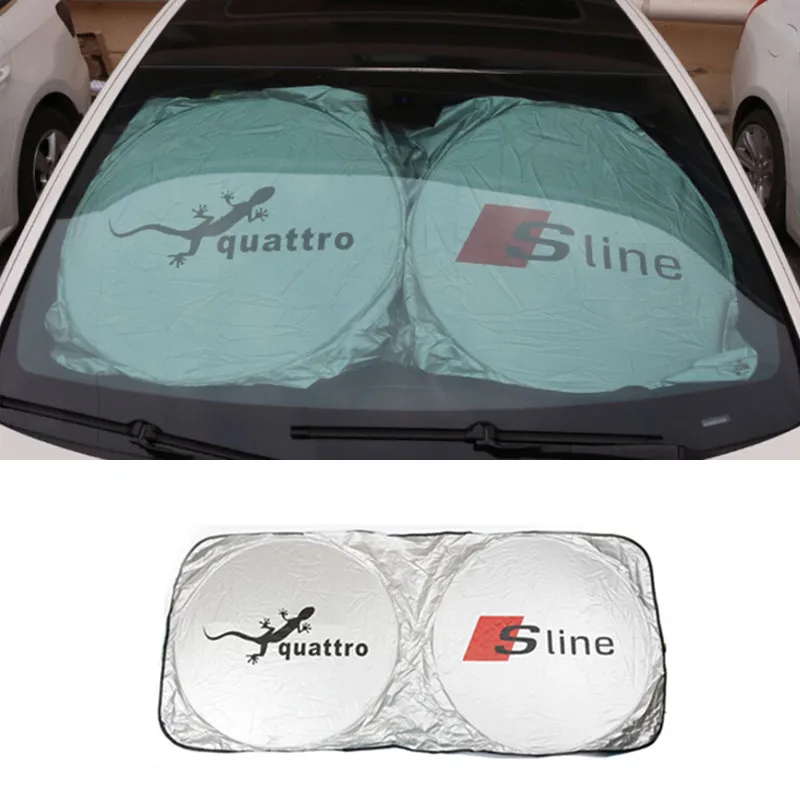 sunshade car Fornt rear window uv sun visor shade summer protector for AUDI A4 A6 Q5 Q7 A5 LOGO car windshield sun shade visor
sunshade car Fornt rear window uv sun visor shade summer protector for AUDI A4 A6 Q5 Q7 A5 LOGO car windshield sun shade visor