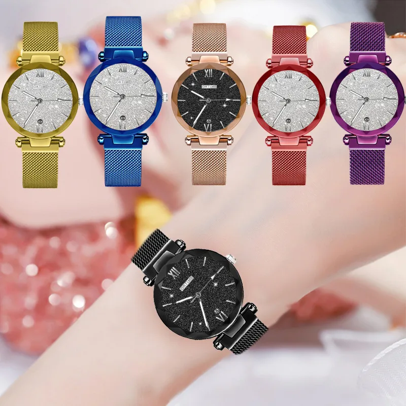 Korean-style New Style Fashion Casual WOMEN'S Watch Retro Dull Polish with Calendar Magnet with Quartz Watch
Korean-style New Style Fashion Casual WOMEN'S Watch Retro Dull Polish with Calendar Magnet with Quartz Watch