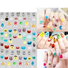 דרום קוריאה Hyuna סלבריטאים סגנון סמיילי קעקוע מדבקת לב קעקוע MS-סגנון של ילדה חמודה אצבע קעקוע נייל מדבקה(China)