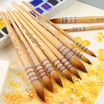 1Pcs Artist Hand-Painting Drawing Brushes Professional Watercolor Brush Pen for Water Color Painting Drawing School Art Supplies
1Pcs Artist Hand-Painting Drawing Brushes Professional Watercolor Brush Pen for Water Color Painting Drawing School Art Supplies