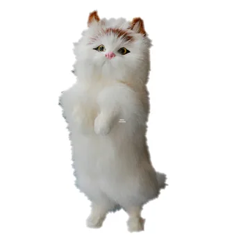 11" Cute Simulation Fortune Cat Standing Photography Props Desktop Home Decor Best Gift Fur Action Figure Toy BOX 27CM X231
11" Cute Simulation Fortune Cat Standing Photography Props Desktop Home Decor Best Gift Fur Action Figure Toy BOX 27CM X231