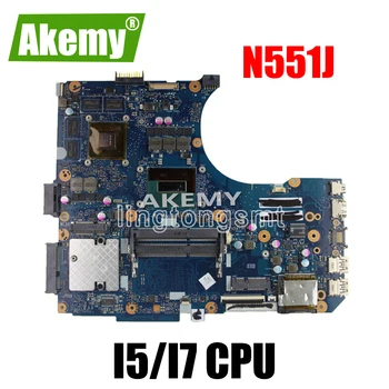 Multiple configuration Laptop motherboard For Asus N551J N551J G551J N551JK N551JW N551JB N551JM N551JQ Mainboard Motherboard
Multiple configuration Laptop motherboard For Asus N551J N551J G551J N551JK N551JW N551JB N551JM N551JQ Mainboard Motherboard