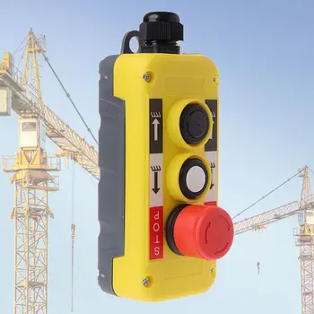 2020 New Waterproof Industrial Push Button Switch Emergency Stop for Electric Crane Hoist Pendant Control Station
2020 New Waterproof Industrial Push Button Switch Emergency Stop for Electric Crane Hoist Pendant Control Station