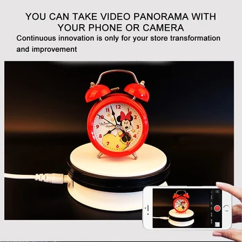 360 Degree Electric Rotating 15cm Turntable Display Stand For Photography Video Shooting Props Turntable Battery Mirror-Like
360 Degree Electric Rotating 15cm Turntable Display Stand For Photography Video Shooting Props Turntable Battery Mirror-Like