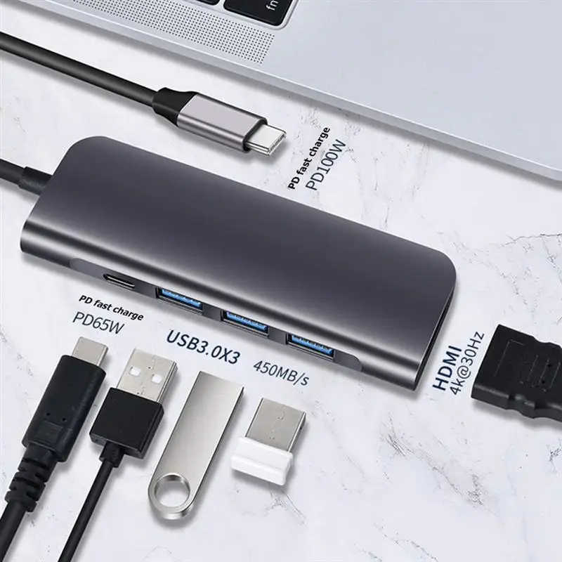 USB C HUB 5-in-1 USB 3.0 87W PD Charging Splitter 3 USB Dock HDMI Adapter for Macbook Pro 13 15 Air Mi Pro HUAWEI Matebook
USB C HUB 5-in-1 USB 3.0 87W PD Charging Splitter 3 USB Dock HDMI Adapter for Macbook Pro 13 15 Air Mi Pro HUAWEI Matebook