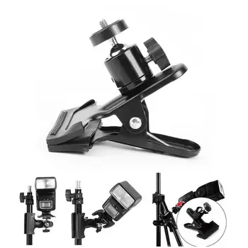 Gimbal Strong Clip 360 Degree Rotatable Ball Head Clamp Flash Bracket for GoPro Standard 1/4 Screw Head Can Used as Base
Gimbal Strong Clip 360 Degree Rotatable Ball Head Clamp Flash Bracket for GoPro Standard 1/4 Screw Head Can Used as Base