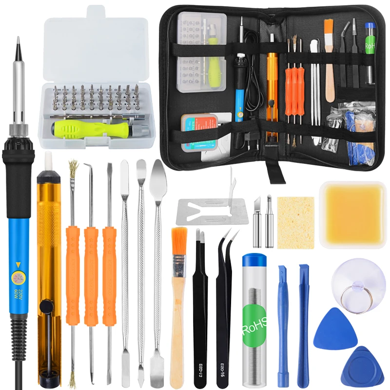 Handskit Soldering Iron kit Screwdriver Set Tweezers Set Precision Screwdriver Set of 32 in 1 Mini Magnetic Screwdriver Sets
Handskit Soldering Iron kit Screwdriver Set Tweezers Set Precision Screwdriver Set of 32 in 1 Mini Magnetic Screwdriver Sets