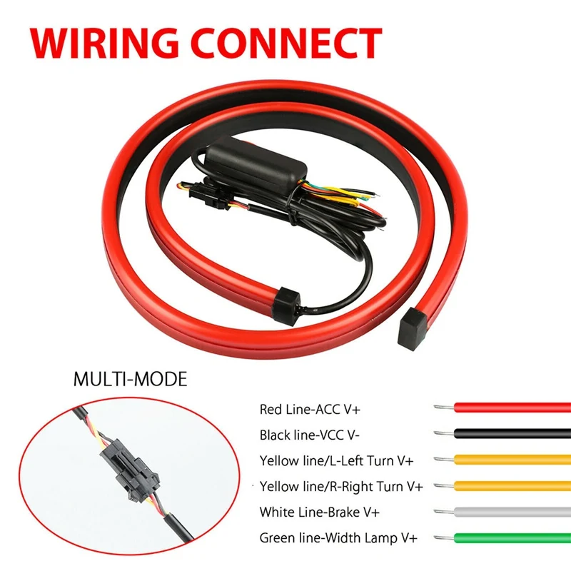 40''/103CM Car Rear Brake LED Light Stop Warning Signal Lamp Strip Driving Reverse Trunk Light Bar Auto Accessories
40''/103CM Car Rear Brake LED Light Stop Warning Signal Lamp Strip Driving Reverse Trunk Light Bar Auto Accessories